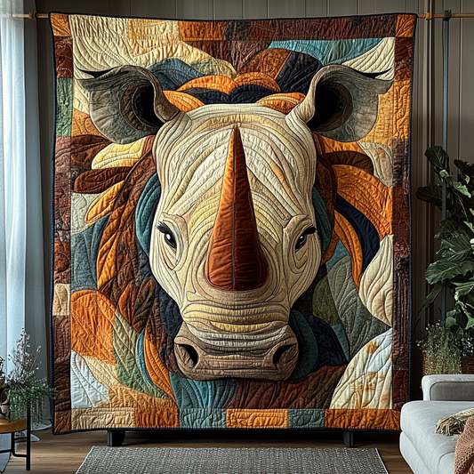 Mighty Rhino Majesty Quilted Blanket - Throw (55" x 60")