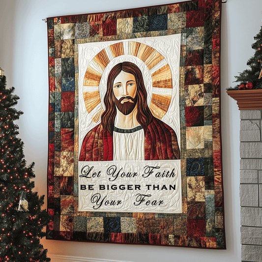 Miracle of Faith Quilted Blanket - Throw (55" x 60")