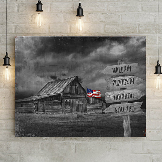 American Family Barn Name Sign