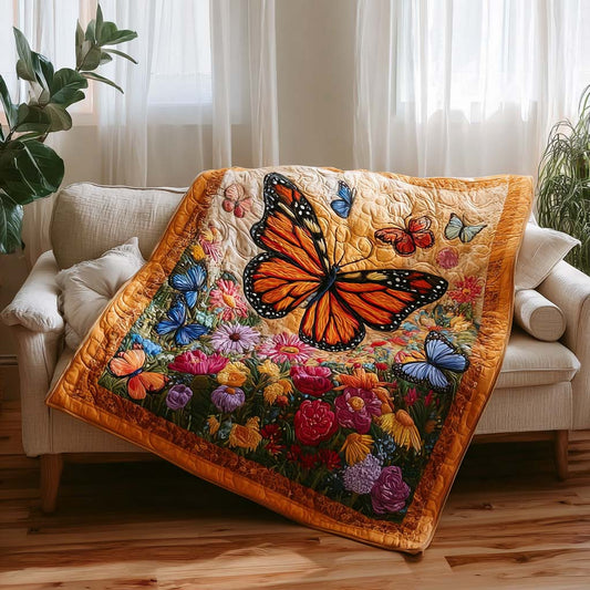 Monarch Bloom Comfort Quilted Blanket - Baby (30" x 40") - Pack 1