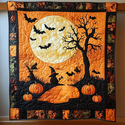 Moonlit Magic Quilted Blanket - Throw (55" x 60")