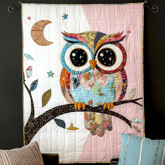 Moonlit Mysteries Quilted Blanket - Throw (55" x 60")