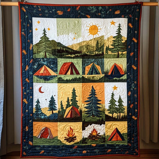 Moonlit Escape Quilted Blanket - Throw (55" x 60")