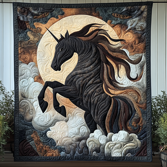 Moonlit Magic Quilted Blanket - Throw (55" x 60")