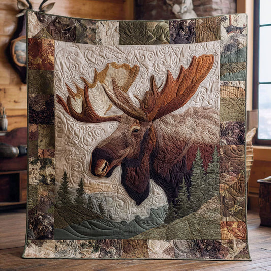 Moose Haven Quilted Blanket - Baby (30" x 40") - Pack 1