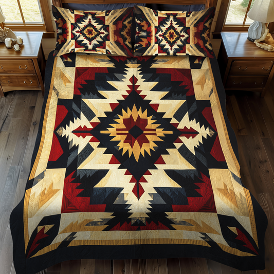 Mountain Echo 3-Piece Quilted Bedding Set - Single (59" x 70")