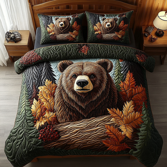 Mountain Majesty 3-Piece Quilted Bedding Set - Single (59" x 70")