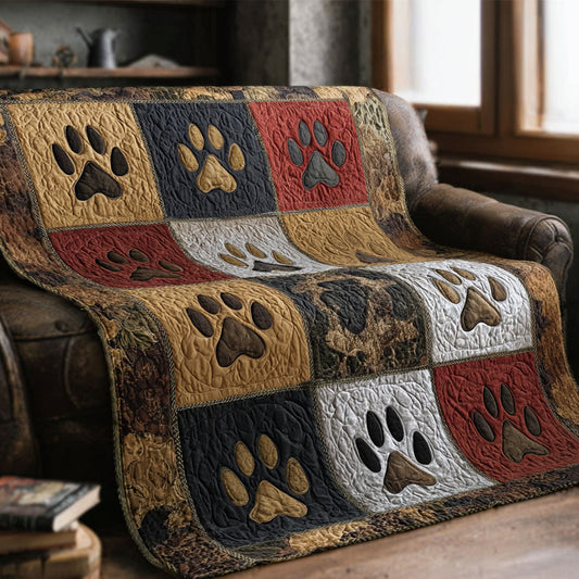 Mountain Paw Mosaic Quilted Blanket - Baby (30" x 40") - Pack 1