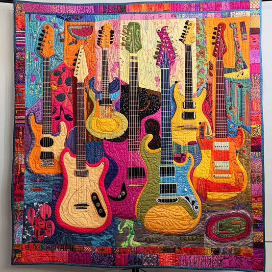Musical Journey Quilted Blanket - Throw (55" x 60")