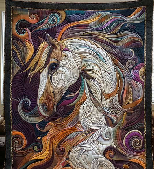 Mystic Canyon Ride Quilted Blanket - Throw (55" x 60")