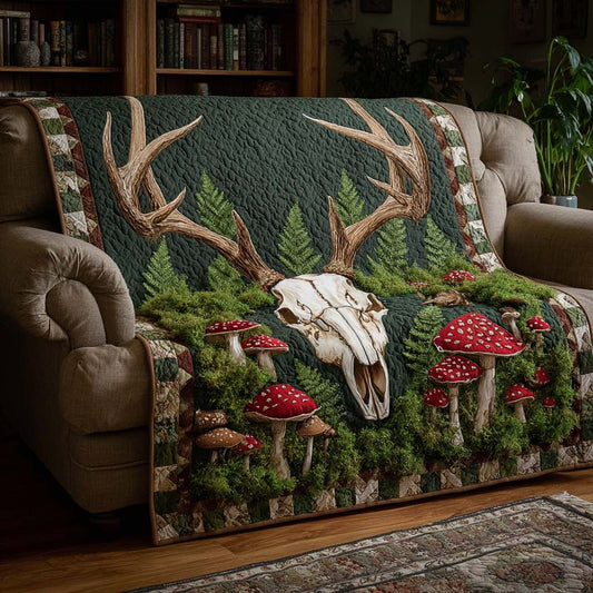 Mystic Deer Quilted Blanket - Baby (30" x 40") - Pack 1