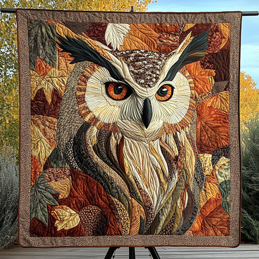 Mystic Hoot Quilted Blanket - Throw (55" x 60")