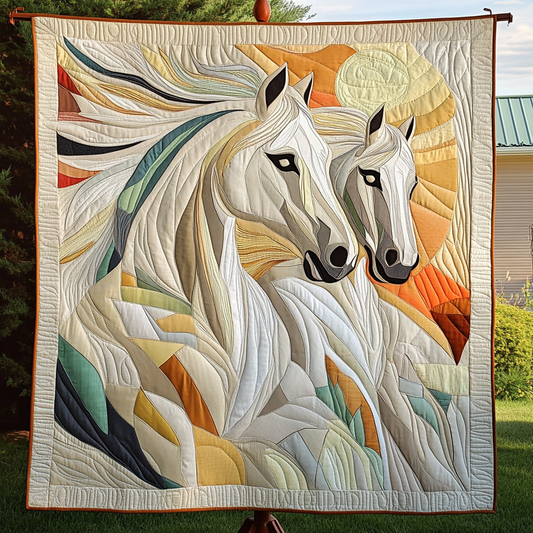 Mystic Mane Quilted Blanket - Throw (55" x 60")