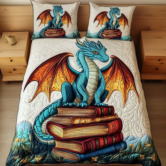 Mystic Scholar 3-Piece Quilted Bedding Set - Single (59" x 70")