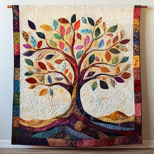 Mystic Tree Quilted Blanket - Throw (55" x 60")