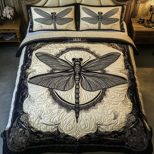 Mystic Wings 3-Piece Quilted Bedding Set - Single (59" x 70")
