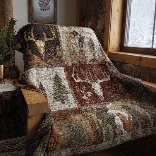 Mystic Woodland Skull Quilted Blanket - Baby (30" x 40") - Pack 1
