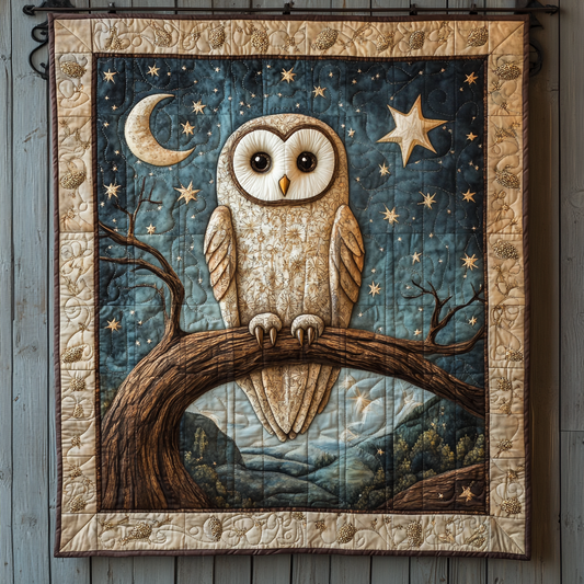 Mystical Moonwatchers Quilted Blanket - Throw (55" x 60")