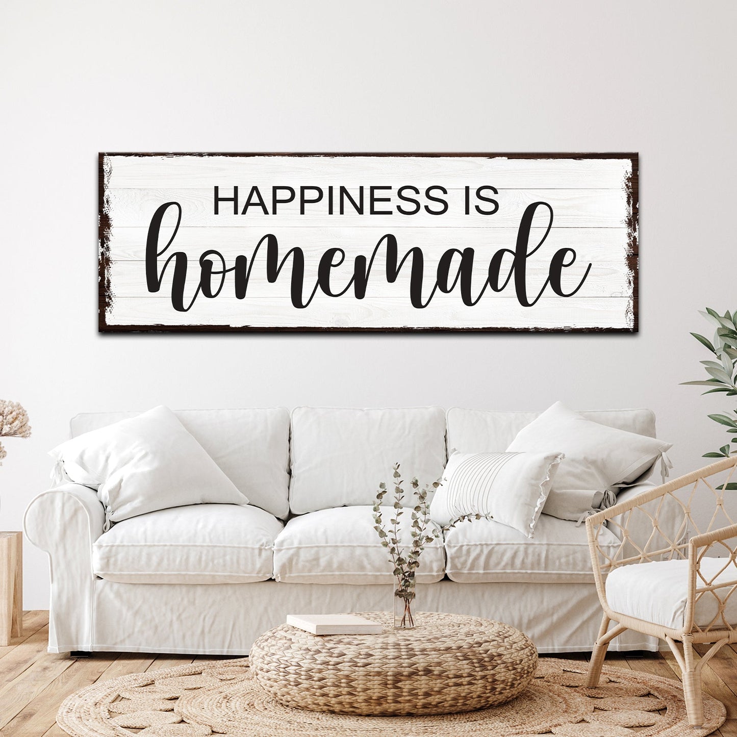 Happiness Is Homemade Sign III