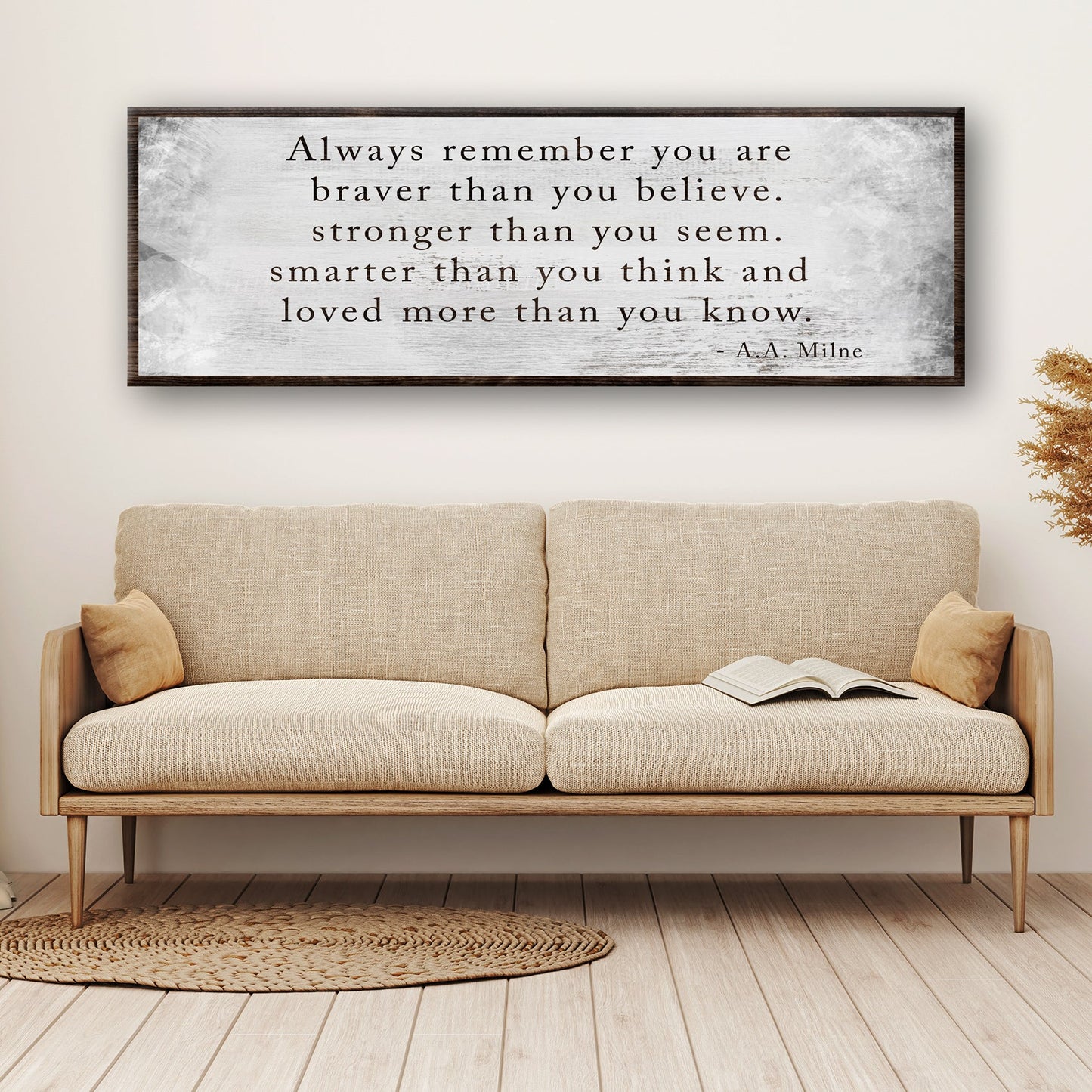 You Are Loved More Than You Know Grunge Sign