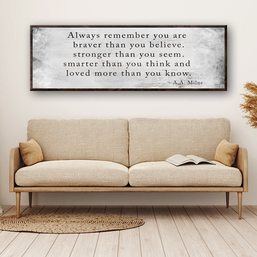 You Are Loved More Than You Know Grunge Sign