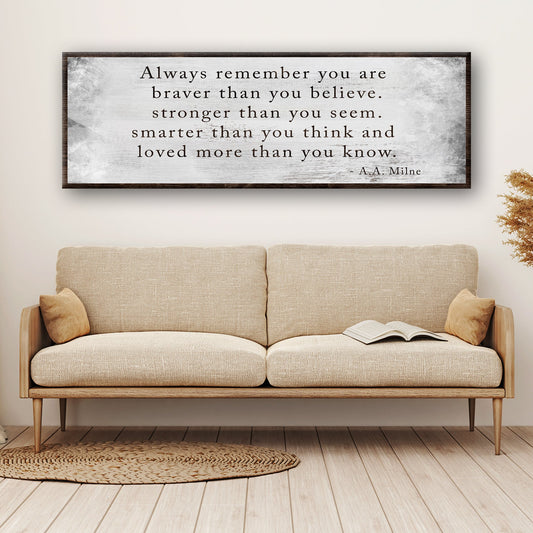 You Are Loved More Than You Know Grunge Sign