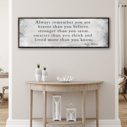 You Are Loved More Than You Know Grunge Sign