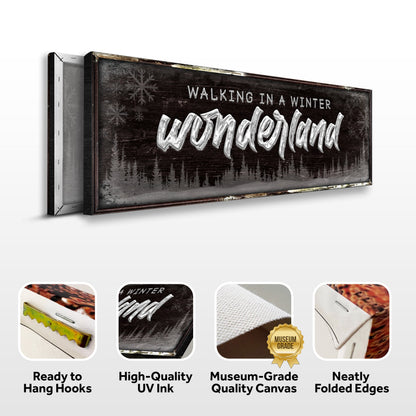 Walking In Winter Wonderland Sign
