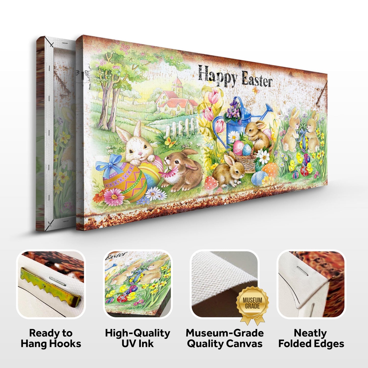 Vintage Happy Easter Sign