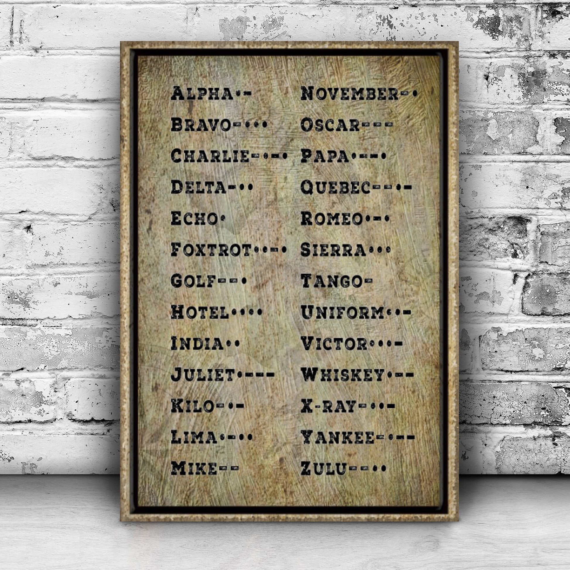 Morse Code Sign