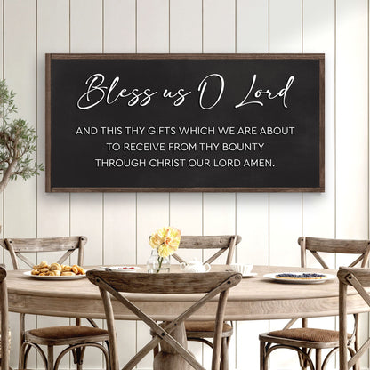 Rustic Wooden Blessing Wall Sign