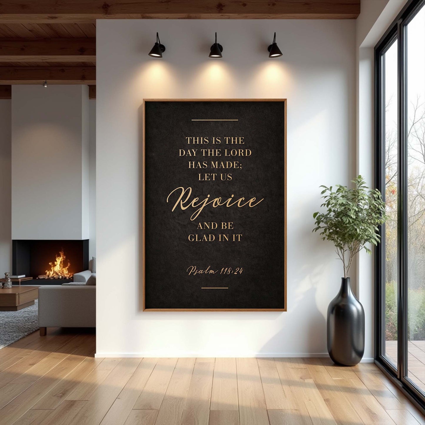 This Is The Day - Psalm 118:24 Bible Verse Sign