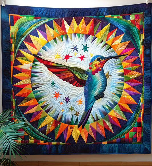 Native Harmony Quilted Blanket - Throw (55" x 60")