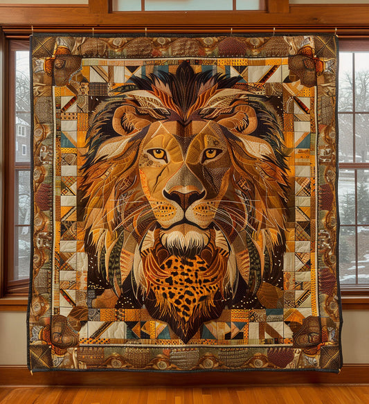 Native Courage Quilted Blanket - Throw (55" x 60")