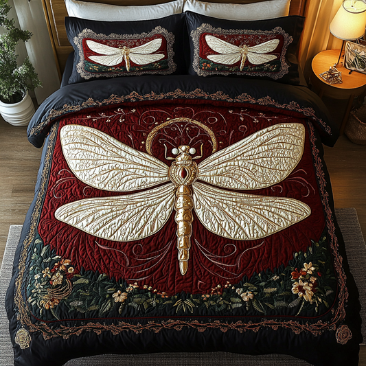 Nature Jewel 3-Piece Quilted Bedding Set - Single (59" x 70")