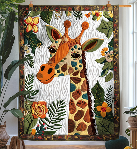 Nature's Gentle Giant Quilted Blanket - Throw (55" x 60")