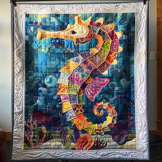 Nautical Nebula Quilted Blanket - Throw (55" x 60")