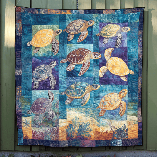Nautical Haven Quilted Blanket - Throw (55" x 60")