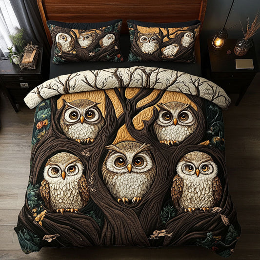 Nightfall Guardian 3-Piece Quilted Bedding Set - Single (59" x 70")