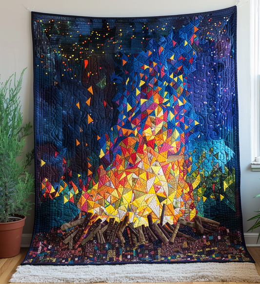 Nightfire Comforter Quilted Blanket - Throw (55" x 60")