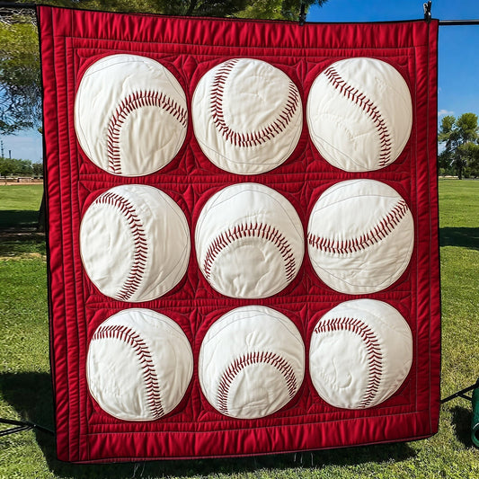 Ninth Inning Quilted Blanket - Throw (55" x 60")