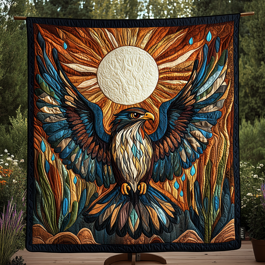 Noble Soar Quilted Blanket - Throw (55" x 60")