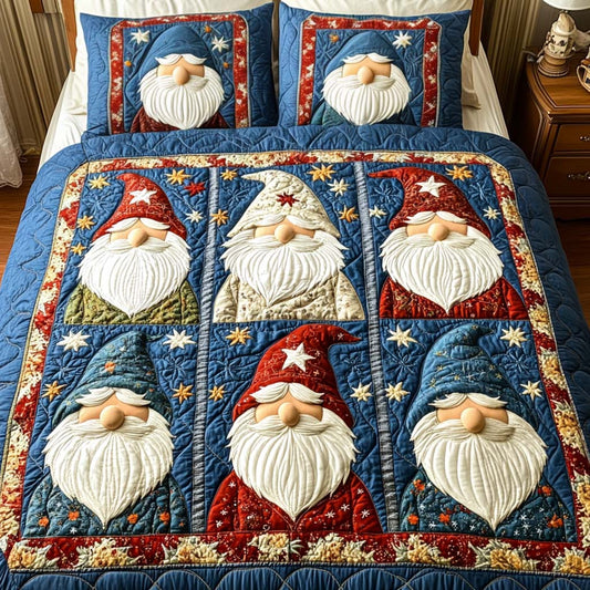 Nordic Whimsy 3-Piece Quilted Bedding Set - Single (59" x 70")