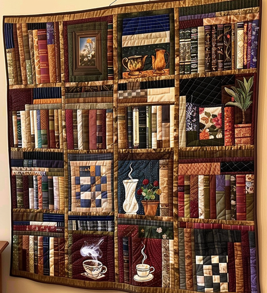 Novel Journey Quilted Blanket - Throw (55" x 60")