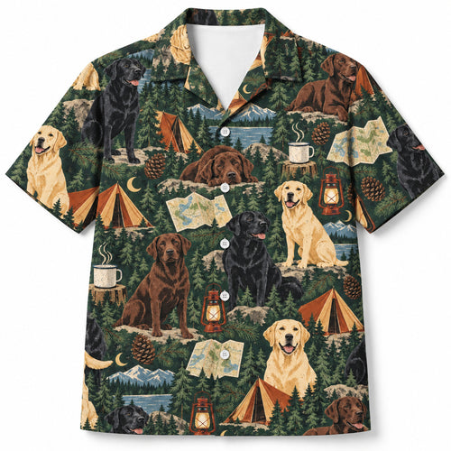 Lantern Trail Labrador Camp Hawaiian Shirt