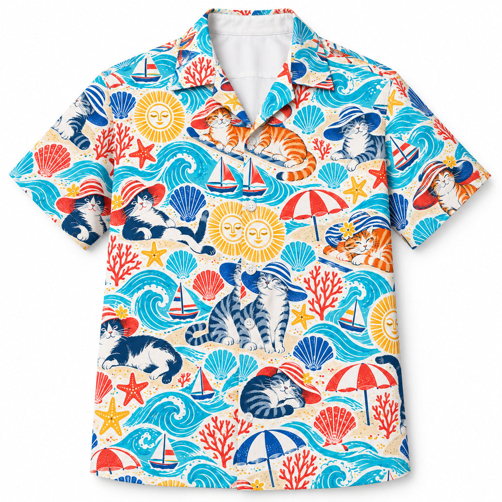 Sunscreen & Sardines Hawaiian Shirt