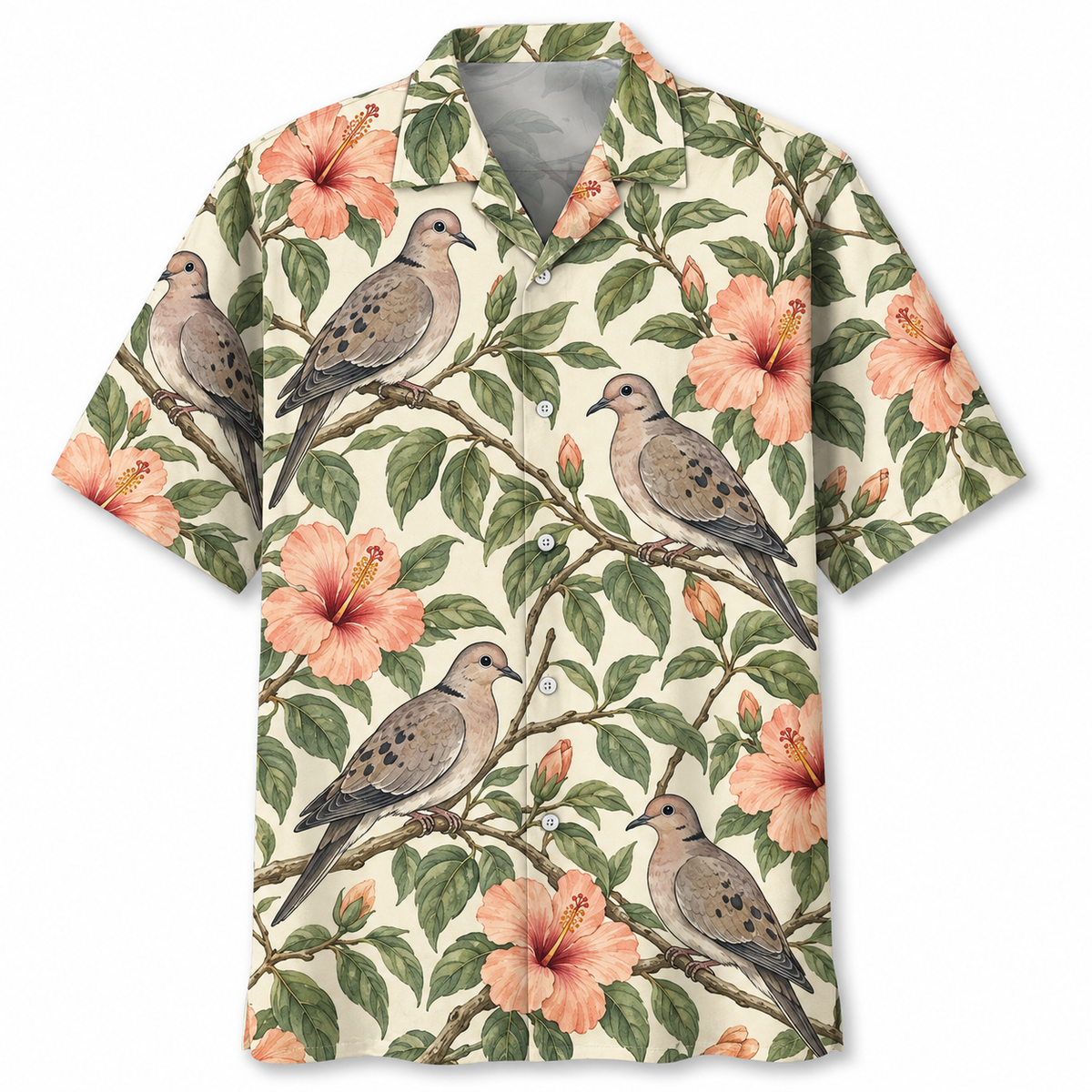 Dawn Dove Canopy Hawaiian Shirt