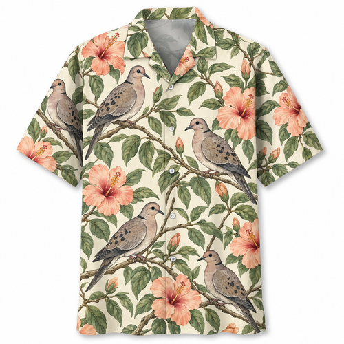 Dawn Dove Canopy Hawaiian Shirt
