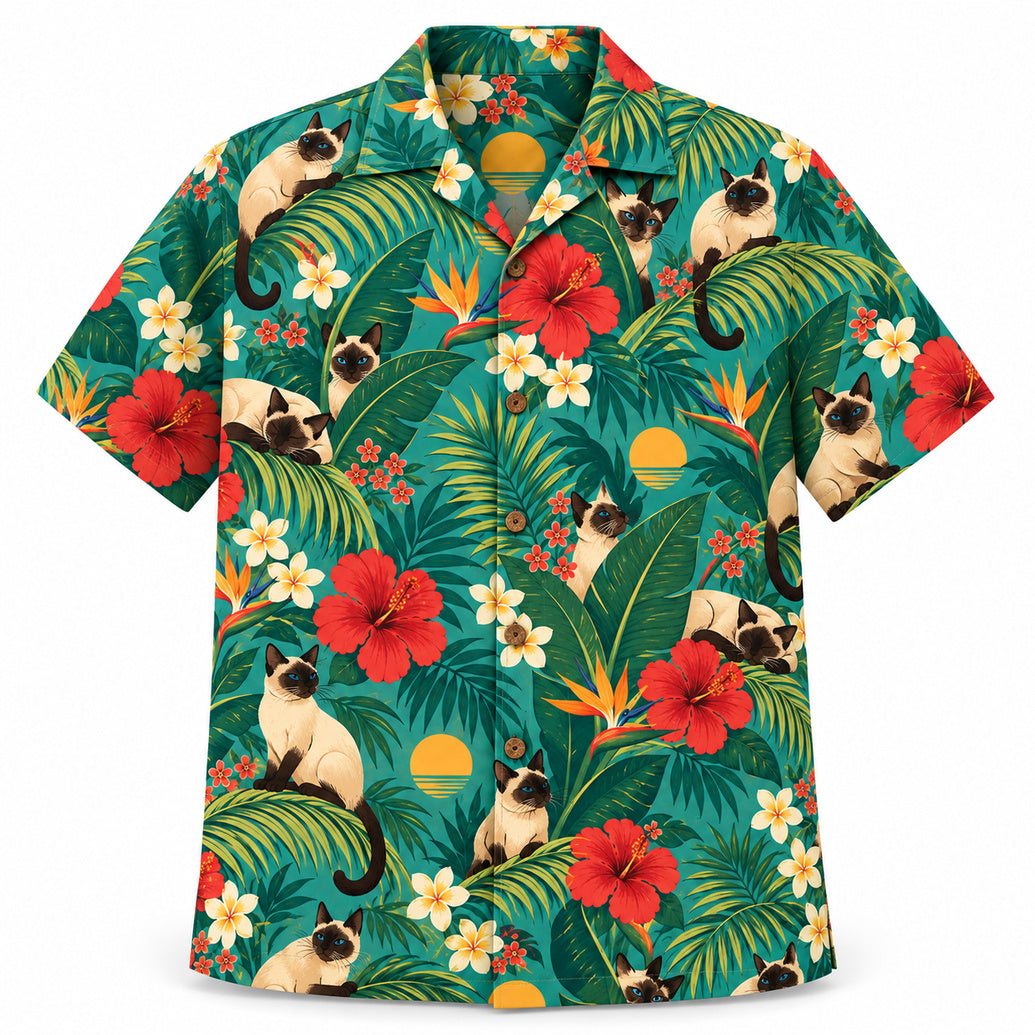 Siamese Island Sunroom Hawaiian Shirt