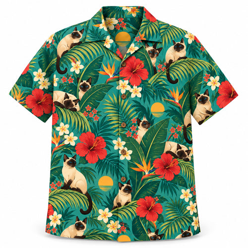 Siamese Island Sunroom Hawaiian Shirt